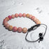 Perlenarmband Natürliche Rodonith Perlen 6mm uniqal